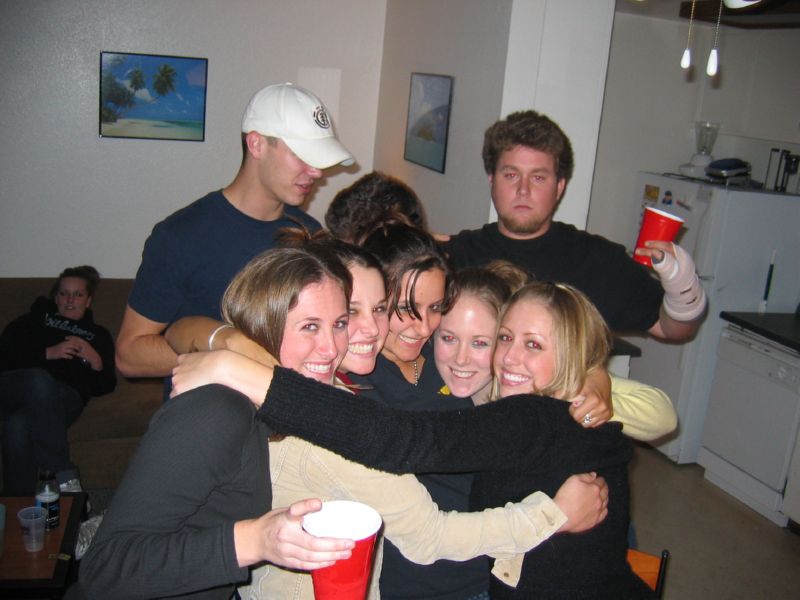 all the sweeties playing drinking games